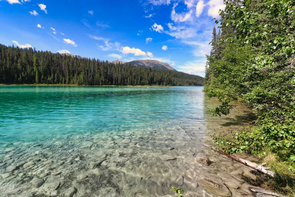 Vue Pittoresque Des Lacs Vallée Des Cinq Lacs Près Jasper — Photo