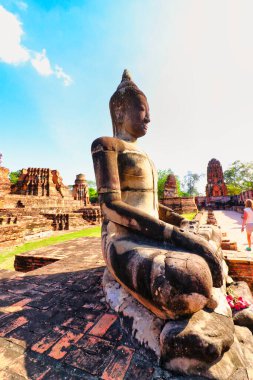 Wat Mahathat Buda Heykeli Ayutthaya, Tayland