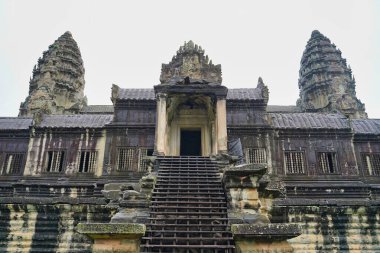 Siem Reap, Kamboçya, Asya 'daki Angkor Wat Tapınağı Kompleksi' nin gizli odası.