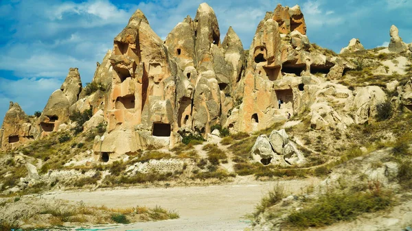 Unique Rock Stone Formations Cavusin Goreme Unesco World Heritage Site — Stock Photo, Image
