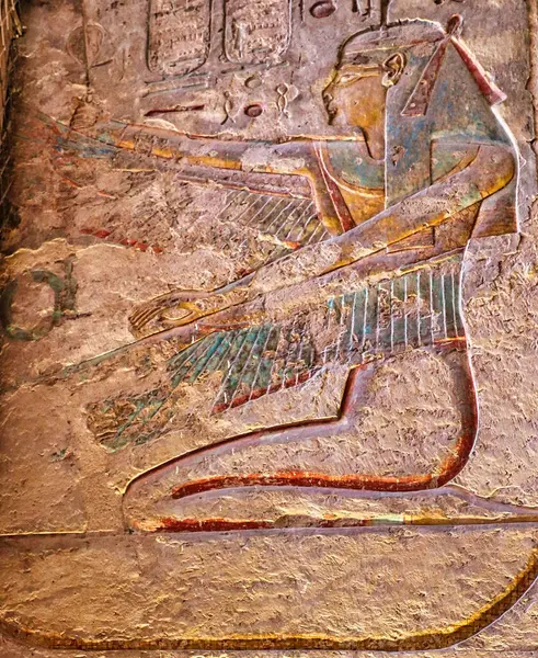 Kozmik denge ve adalet tanrıçasının duvar nöbeti, Maat Ramses III, KV11, Krallar Vadisi, Luxor, Mısır