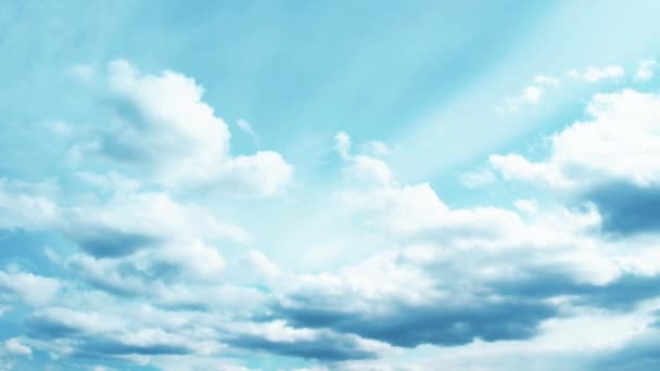 Беспилотник Воздухе Небо Облака Снимают Воздухе Мягкая Селективная Фокусировка — стоковое видео