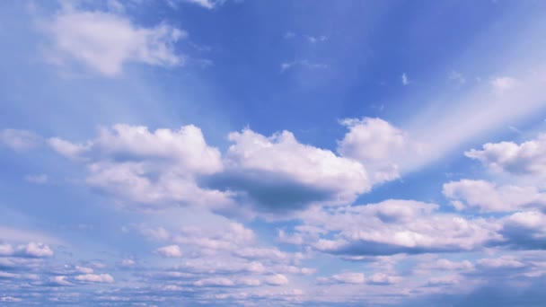 Drone Céu Nuvens Filmar Foco Seletivo Suave — Vídeo de Stock