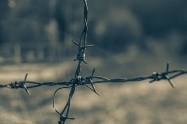 Metal çit, eyalet sınırı, çitler için metal koruma..