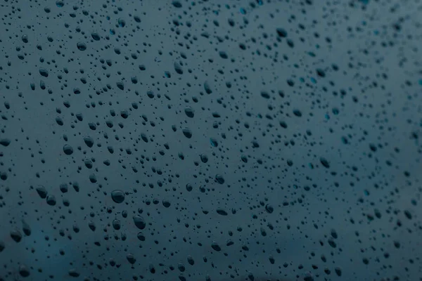 Дощ Машині Дощова Погода Який Вибірковий Фокус Штучно Створена Сіра — стокове фото