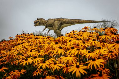 Hayvanlar, dinozorlar, doğal dinozor parkı 