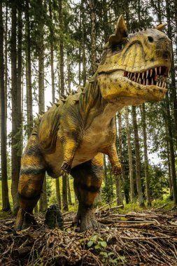 Hayvanlar, dinozorlar, doğal dinozor parkı 