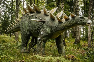 Hayvanlar, dinozorlar, doğal dinozor parkı 