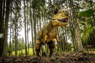 Hayvanlar, dinozorlar, doğal dinozor parkı 