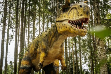 Hayvanlar, dinozorlar, doğal dinozor parkı 