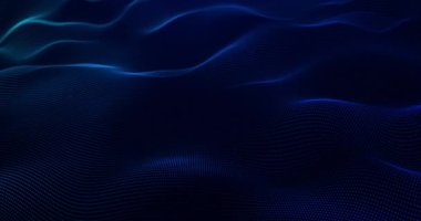 Soyut dijital parçacık dalgası, veri akışı yüksek teknoloji arka plan, teknoloji, internet bağlantısı, kusursuz döngü