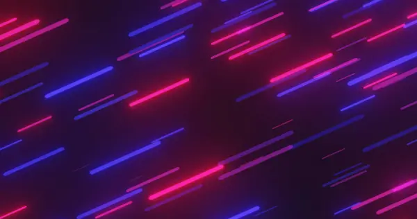 Leuchtende Leuchtlinien Cyberpunk Ultraviolette Neonstrahlen Leuchtende Linien Cyber Netzwerk Lichtgeschwindigkeit — Stockfoto