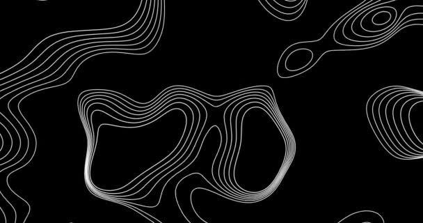 Barevné Kruhové Tvary Animace Barevných Přechodových Kuliček Abstraktní Vícebarevné Pozadí — Stock video