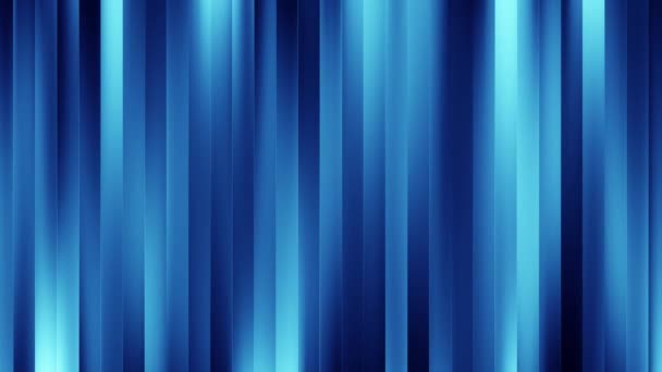 Fondo Animado Abstracto Con Líneas Verticales Azules Palos Color Plantilla — Vídeos de Stock