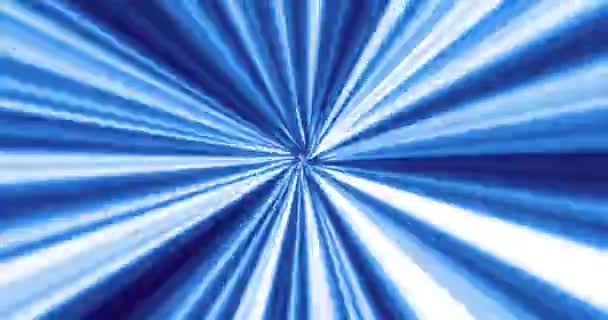 Tunel Warp Poruszający Się Nadprzestrzeni Abstrakcyjny Wir Niebieskiej Energii Tunel — Wideo stockowe