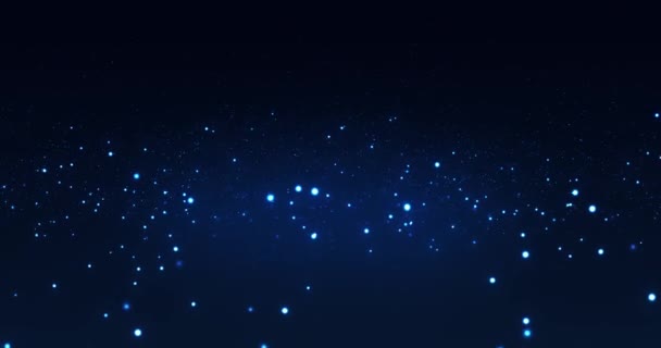 Αφηρημένο Φόντο Σωματίδια Γυαλιστερές Κουκίδες Και Αστέρια Μαγική Σκόνη Και — Αρχείο Βίντεο