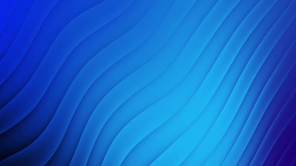 Neon Mavi Renkli Pürüzsüz Gradyanlı Modern Arkaplan Tasarımı Soyut Renkli — Stok video
