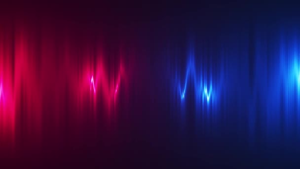 Abstracte Kleurrijke Achtergrond Met Verticale Lichtstrepen Glow Neon Blauw Roze — Stockvideo