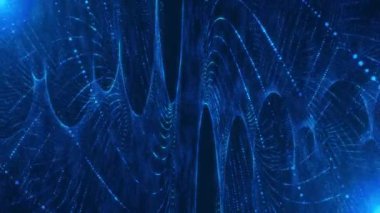 Soyut dönen ileri teknolojili spiral yüzey. Teknoloji geçmişi