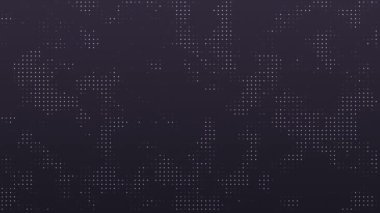 Parlak rastgele noktalı dijital arkaplan. Kusursuz döngü. 