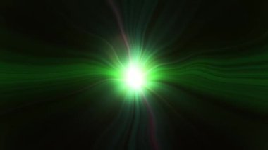 Kozmik enerji parlayan çizgileri dalga enerjisiyle döner. Optik mercek alev etkisi. Kusursuz döngü. 