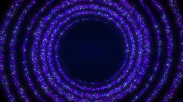 Abstract Glowing Particles Flying Spiral Vortex Energy Magic Particles Sparkle — Stock Video