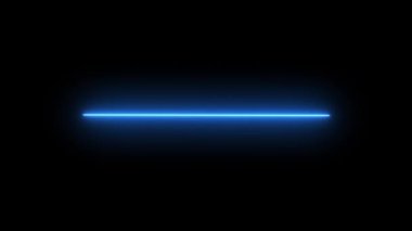 Mavi lazer ışını. 4K lazer gösterisi ile döngü canlandırması