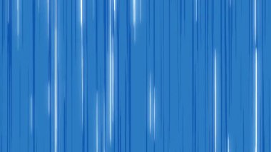 Işık arka planında mavi ışık anime hatları. Animasyon dikey çizgi çizgi film hız çizgileri. çizgi film biçimi