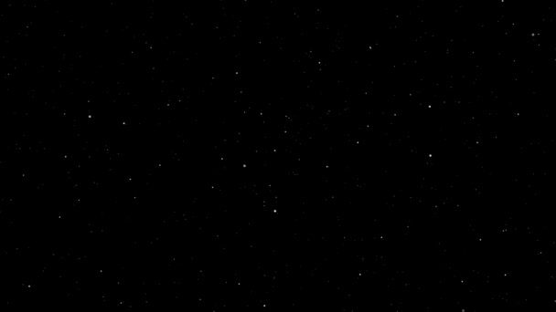 Pomalý Let Vesmíru Hyperprostor Skáče Mezi Hvězdami Vesmíru — Stock video