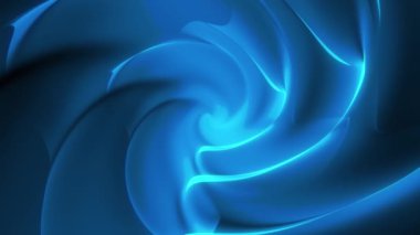 Enerjik dalgalı mavi şekilli soyut arkaplan, 4k video