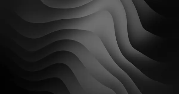 Pürüzsüz bir arka plan, siyah dalgalı çizgileri var. Soyut kağıt şeritleri. Bilimkurgu Fütüristik. Lüks modern sunum şablonu