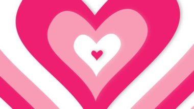 Romantik kalp geçiş tüneli. Sevgililer Günü, Kalp Şekli Özgeçmiş. Pembe Kırmızı Aşk Kalbi. Kusursuz döngü