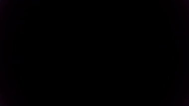 Neon ışıklar, daireler şeklinde parlak ultraviyole lambalar, konser sahnesi, lazer şovu, gece kulübü, soyut floresan arka plan, optik illüzyon, sanal gerçeklik. Kusursuz döngü