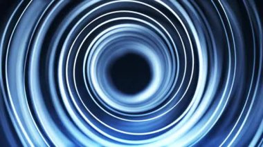 Dalga enerjisi ya da zaman yolculuğu yapan ve parlak neon hatları boyunca hareket ederek yüksek hızda kaçan gelecekçi dijital parçacık tüneli. Yüksek teknoloji koridoru, warp hızı, dijital delik.