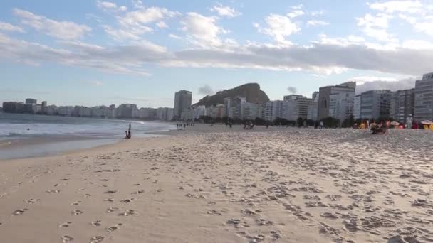 Copacabana Beach Ρίο Ντε Τζανέιρο Βραζιλία — Αρχείο Βίντεο