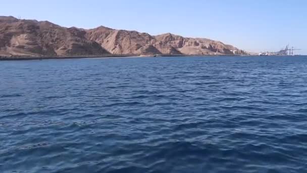 在约旦的红海巡航 — 图库视频影像