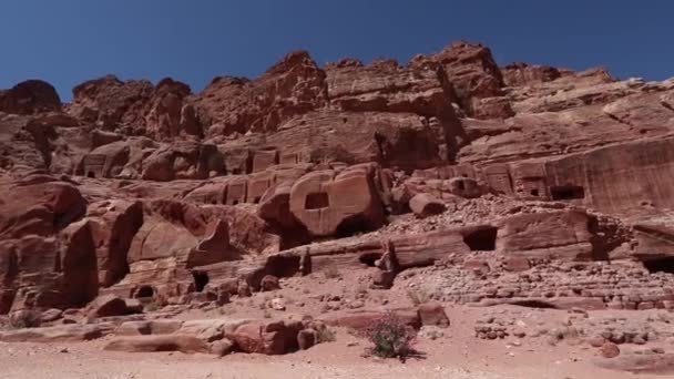 Θέατρο Της Πέτρας Ιορδανία — Αρχείο Βίντεο