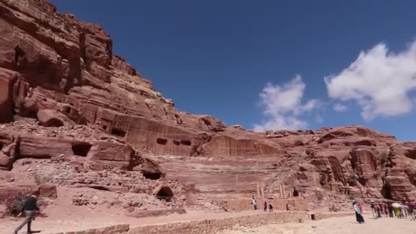 Petra Tiyatrosu Ürdün — Stok video