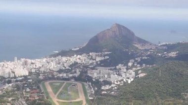 Brezilya 'nın Corcovado Dağı' ndan Rio de Janeiro şehri.