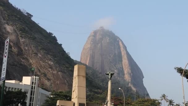 Kolejka Linowa Sugarloaf Kolej Linowa Rio Janeiro Brazylia — Wideo stockowe