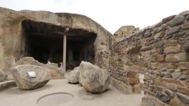 Gürcistan 'da eski bir rock kasabası, Uplistsikhe.