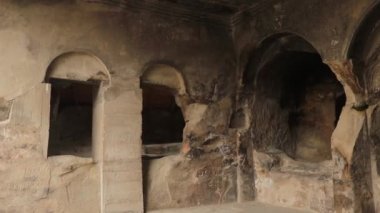 Gürcistan 'da eski bir rock kasabası, Uplistsikhe.