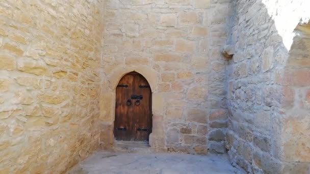 Starożytne Drzwi Ateshgah Baku Azerbejdżan — Wideo stockowe