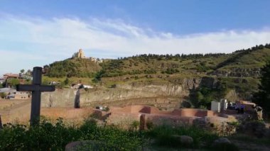 Tiflis Skyline, şehir manzarası, Gürcistan.