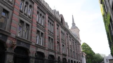 Tiflis, Gürcistan 'daki güzel eski binalar.