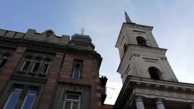 Tiflis, Gürcistan 'daki güzel eski binalar.