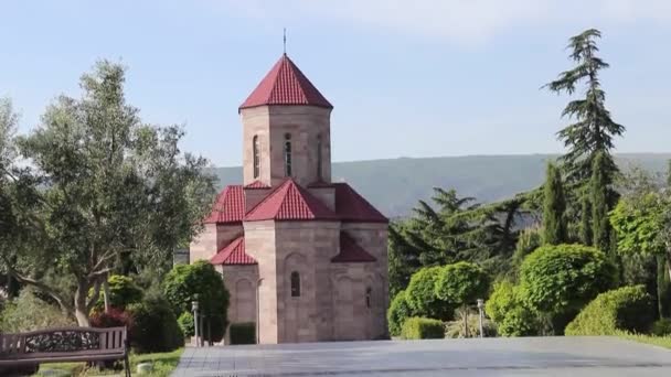 Catedral Santíssima Trindade Tbilisi Geórgia — Vídeo de Stock