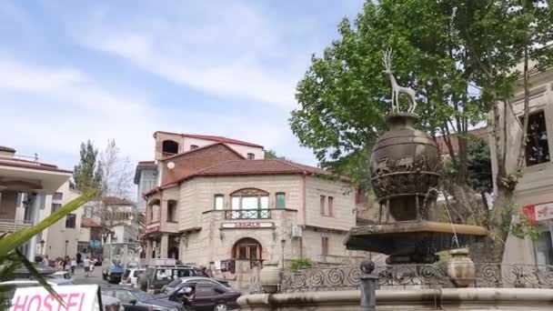 グルジアの町シガニは愛の街として知られています — ストック動画