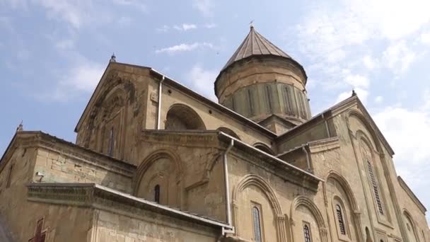 Mosteiro Jvari Século Mtskheta Geórgia — Vídeo de Stock