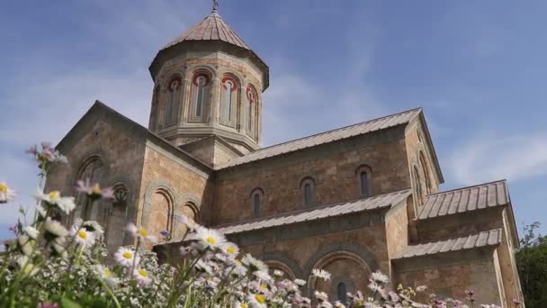 Mosteiro São Nino Bodbe Geórgia — Vídeo de Stock